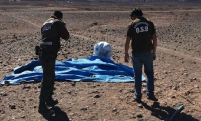 Así encontraron el cuerpo de la boliviana/Foto. RRSS