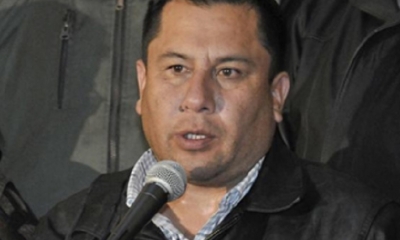 Franklin Gutiérrez,presidente de la Confederación de Padres de Familia de Bolivia/Foto. RRSS