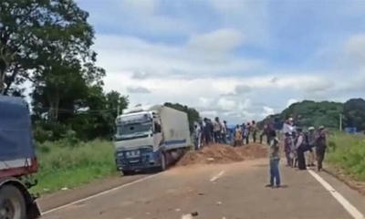Disponen cuarto intermedio en bloqueo de la ruta al Chocabamba.