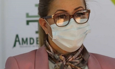 La alcaldesa interina de Santa Cruz, Angélica Sosa
