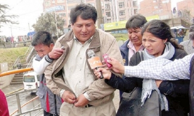 Édgar Patana, recién obtuvo la detención domiciliaria/Foto. RRSS