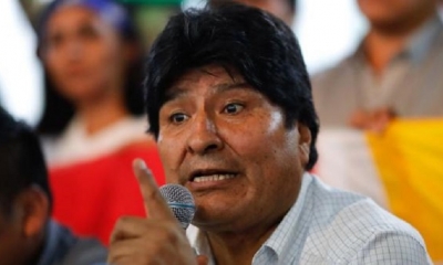 El expresidente Evo Morales