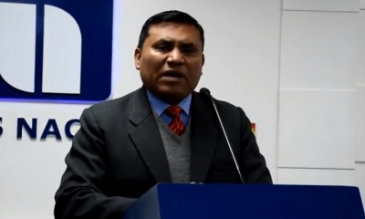 Mario Cazón, presidente del SIN/Foto. DI
