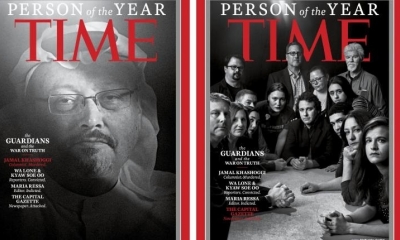 Periodistas, las personalidades del año de la revista Time. | AFP