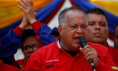 El presidente de la Asamblea Nacional Constituyente (ANC), Diosdado Cabello