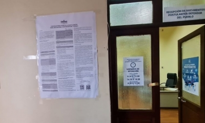 La oficina de la Comisión de Constitución del Legislativo que recibe las postulaciones al Defensor.