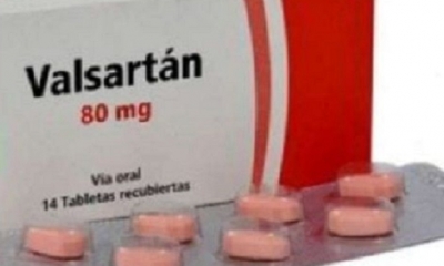 En Bolivia, las autoridades sanitarias ha determinado suspender la venta de todo medicamento que contenga Valsartán de origen chino