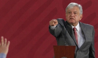 Manuel López Obrador, es el presidente de México en reemplazo de Enrique Peña Nieto. | Fuente: EFE