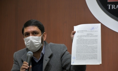 El viceministro de Transparencia y Lucha Contra la Corrupción, Guido Melgar,
