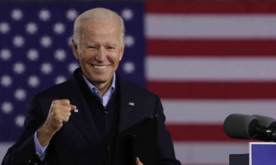 Candidato a la presidencia por EEUU por el partido Demócrata, Joe Biden