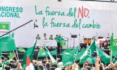 Acto de proselitismo de los demócratas en Santa Cruz. Foto/archivo