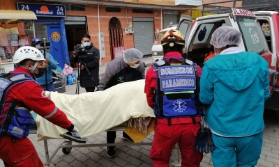 La mujer fue trasladada a otra centro médico.