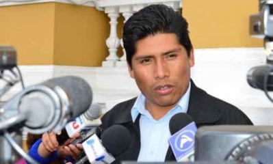 El diputado del Movimiento Al Socialismo (MAS), Franklin Flores