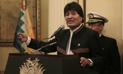 El presidente Evo Morales