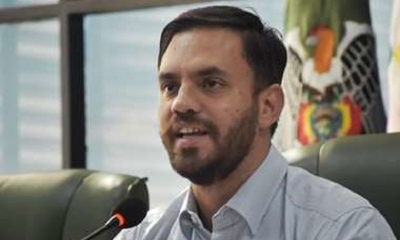 El ministro de Gobierno, Eduardo Del Castillo. 
