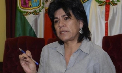 Katia Uriona, presidenta del Tribunal Supremo Electoral/Foto. RRSS