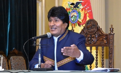 El presidente Evo Morales. 