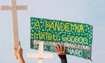 Brasil supera los 600 mil fallecidos por el nuevo coronavirus, una cifra máxima solo superada por EE.UU.