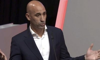 El presidente de la Real Federación Española de Fútbol, Luis Rubiales. | EFE