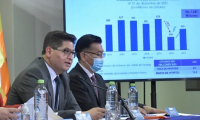 El ministro de Economía y Finanzas Públicas, Marcelo Montenegro.