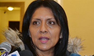 Gísela Lopez,ministra de comunicación/Foto. ABI
