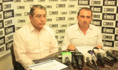 Gary Rodríguez y Reinaldo Díaz del IBCE/Foto. IBCE
