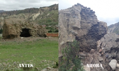La última chullpa preincaica que resistió 800 años. Foto: Erbol