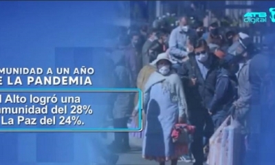 Inmunidad del 28% en El Alto