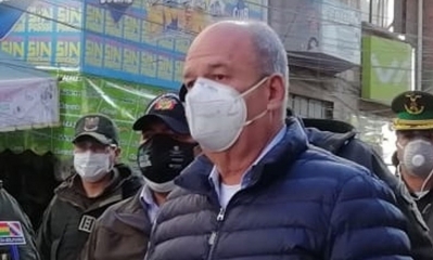 El ministro de Gobierno, Arturo Murillo