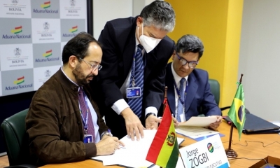 El presidente de la Aduana Nacional boliviana, Jorge Zogbi