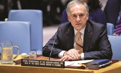 Jean Arnault, enviado de la ONU para mediar en Bolivia. Foto:@UNDPPA