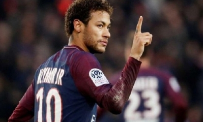 Neymar se recupera de una lesión en el pie derecho, de la cual fue operado el 3 de marzo. Foto: Reuters