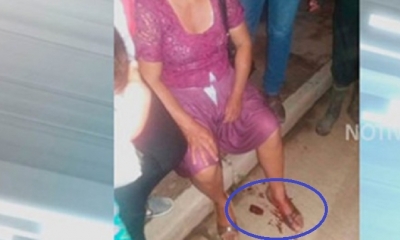 Los delincuentes huyeron en una moto/Foto. Captura de pantalla