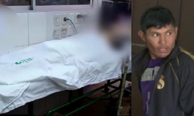 La señora intentó defender a su hija/Foto. Captura de pantalla