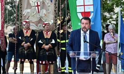 Matteo Salvini, vicepresidente del gobierno de Italia. 