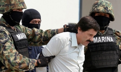El capo del narcotráfico de México El Chapo Guzmán.