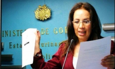 La autoridad afirmó que el Ministerio de Gobierno no tiene ningún interés en realizar una persecución a Estenssoro.