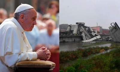 El santo padre se tomó un momento en su misa diaria y pidió por las personas que perdieron la vida en el incidente.