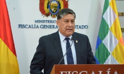 El fiscal general del Estado, Juan Lanchipa