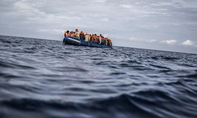 Algunos migrantes que trataban de llegar a costas italianas