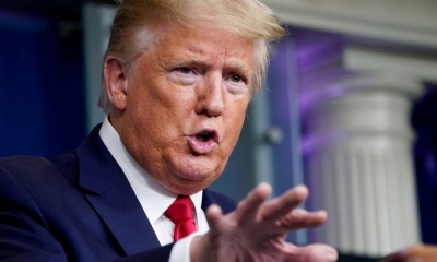 El presidente de EE.UU. Donald Trump.