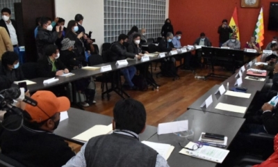 La reunión comenzó en horas de la tarde/Foto. ABI