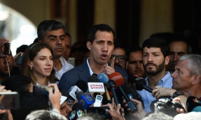 El presidente encargado de Venezuela, Juan Guaidó. | AFP