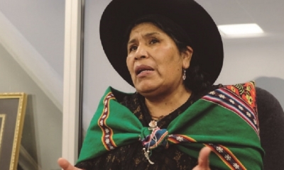 La diputada de Comunidad Ciudadana (CC) Toribia Lero Quispe.