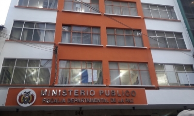 El edificio dela Fiscalía de La Paz