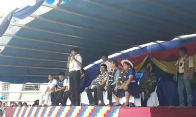 Evo Morales en Puerto Villarroel/Foto. BTV