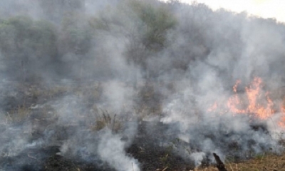 En pasadas horas, la Gobernación de Chuquisaca declaró desastre departamental por los incendios forestales y la sequía.