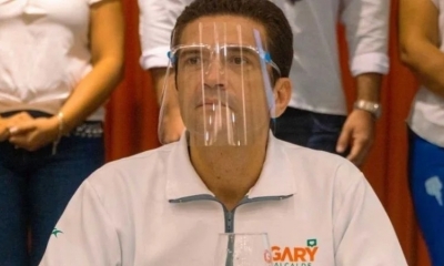 El candidato de Comunidad Ciudadana (CC) a la alcaldía de Santa Cruz, Gary Añez