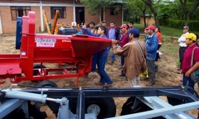 La maquinaria e implementos agrícolas  beneficiará a la población guaraní/Foto. IS