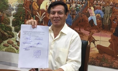 El presidente del Comité Pro Santa Cruz, Fernando Cuéllar.